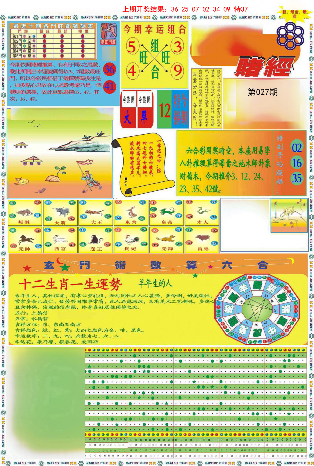 2025027期九龍赌经A(推荐)