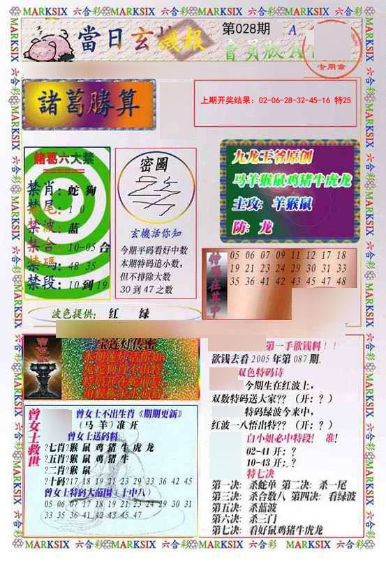 2025028期当日玄机-1