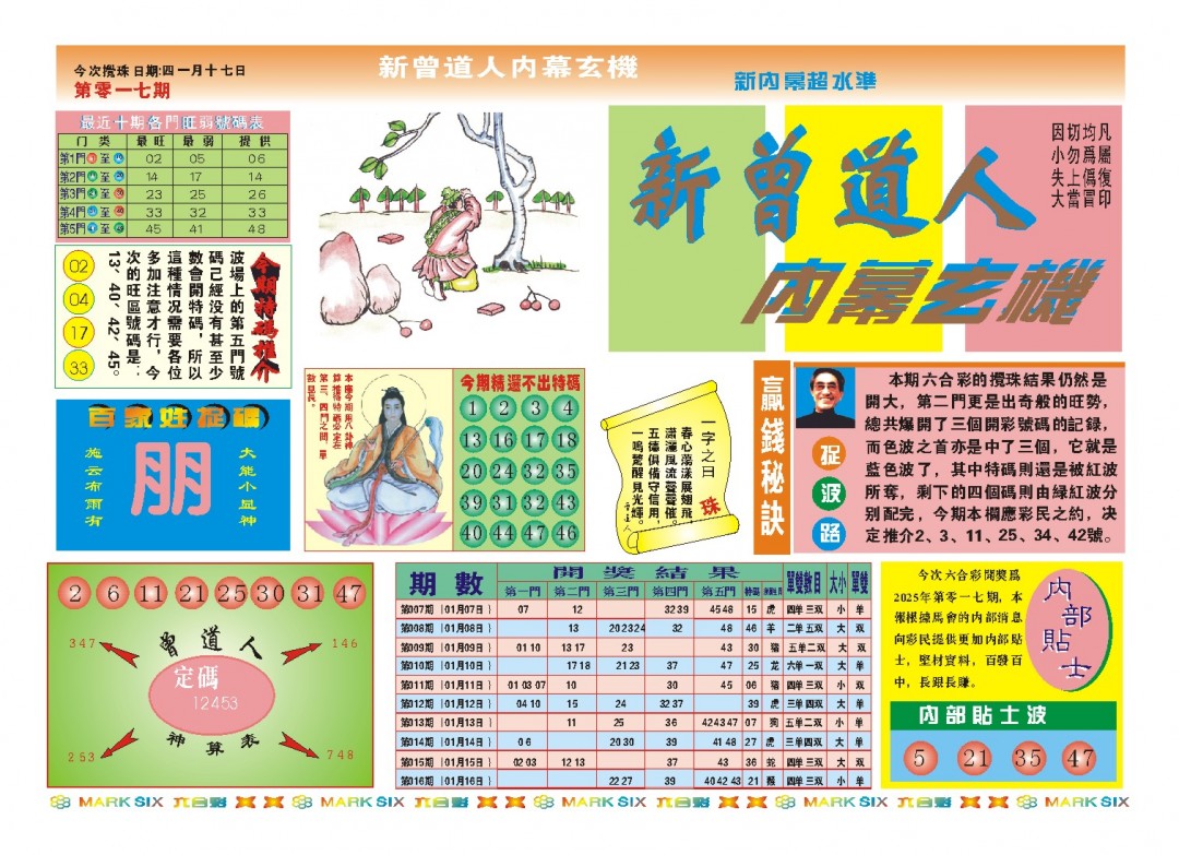2025017期新曾道人内幕A
