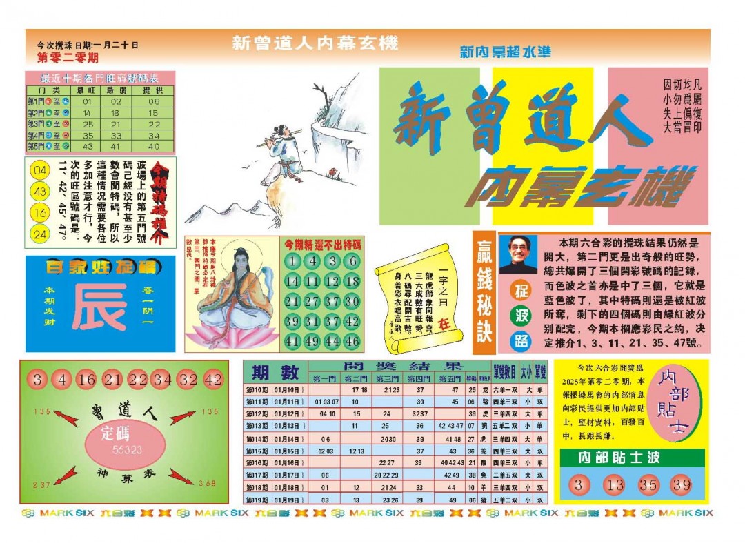 2025020期新曾道人内幕A