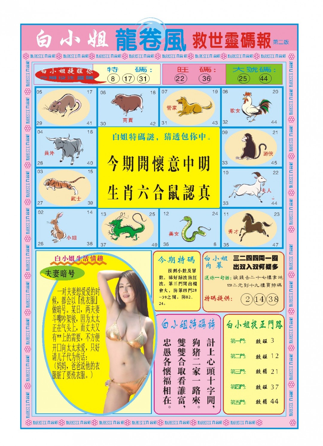2025022期白小姐龙卷风B