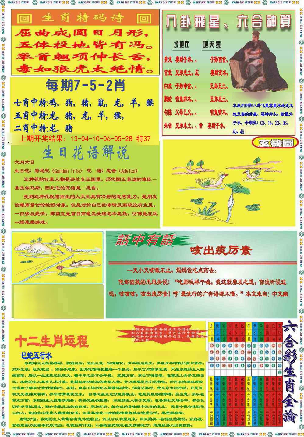 2025003期九龍马经B(推荐)