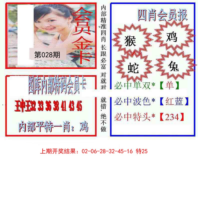 2025028期九龍四肖会员报