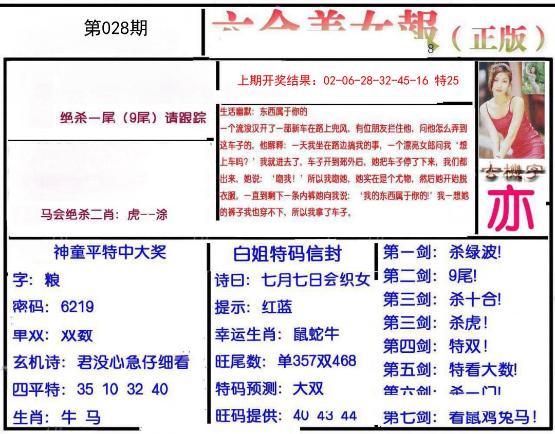 2025028期美女报