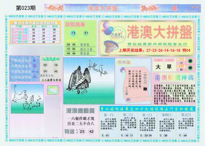 2025023期港澳大拼盘A