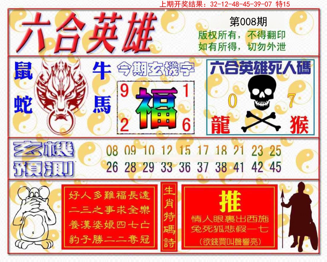 2025008期六合英雄