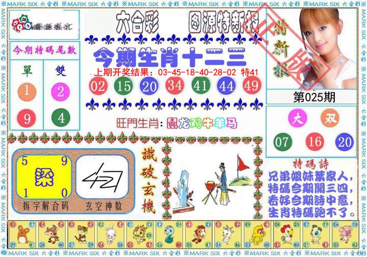 2025025期特新报
