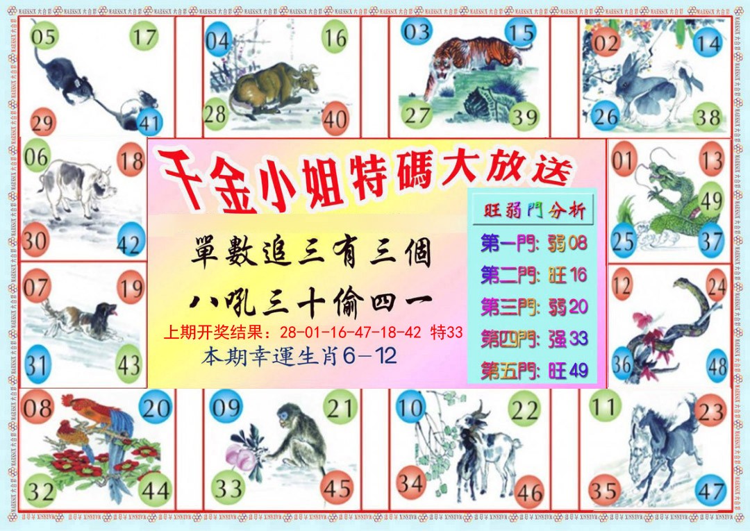 2025004期千金小姐B版