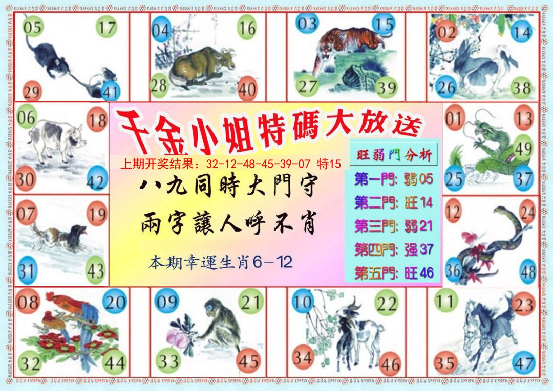 2025008期千金小姐B版