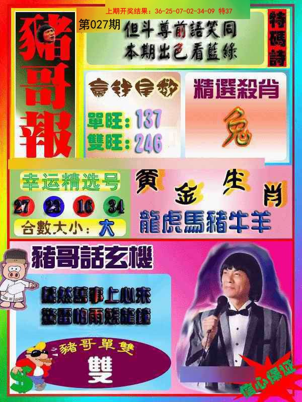 2025027期猪哥报