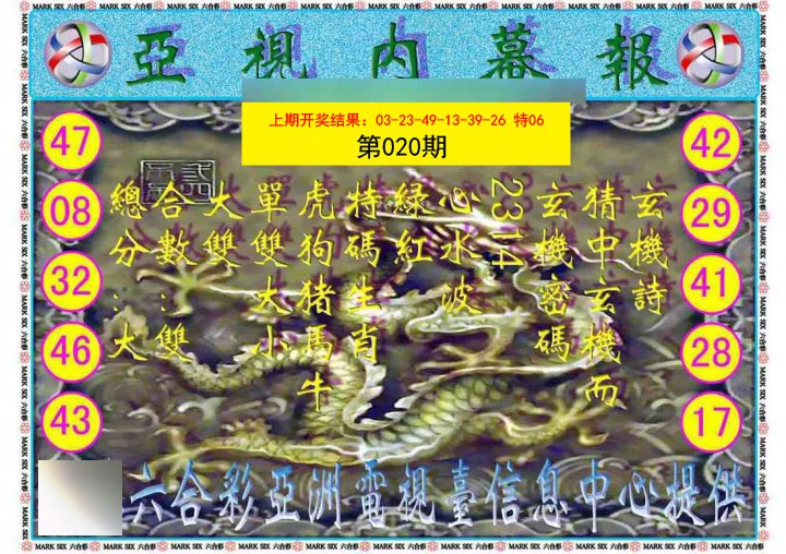 2025020期亚视内幕报
