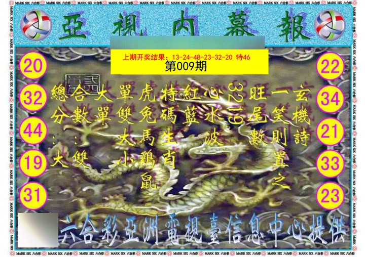 2025009期亚视内幕报