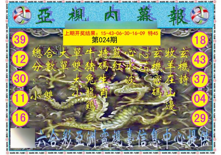 2025024期亚视内幕报