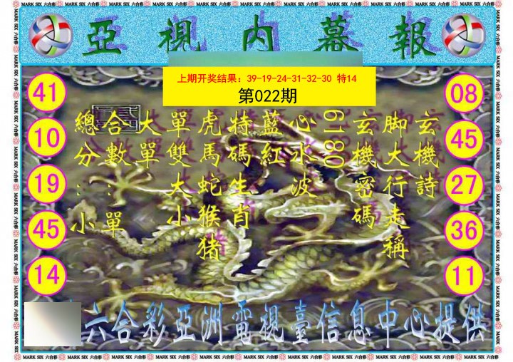 2025022期亚视内幕报