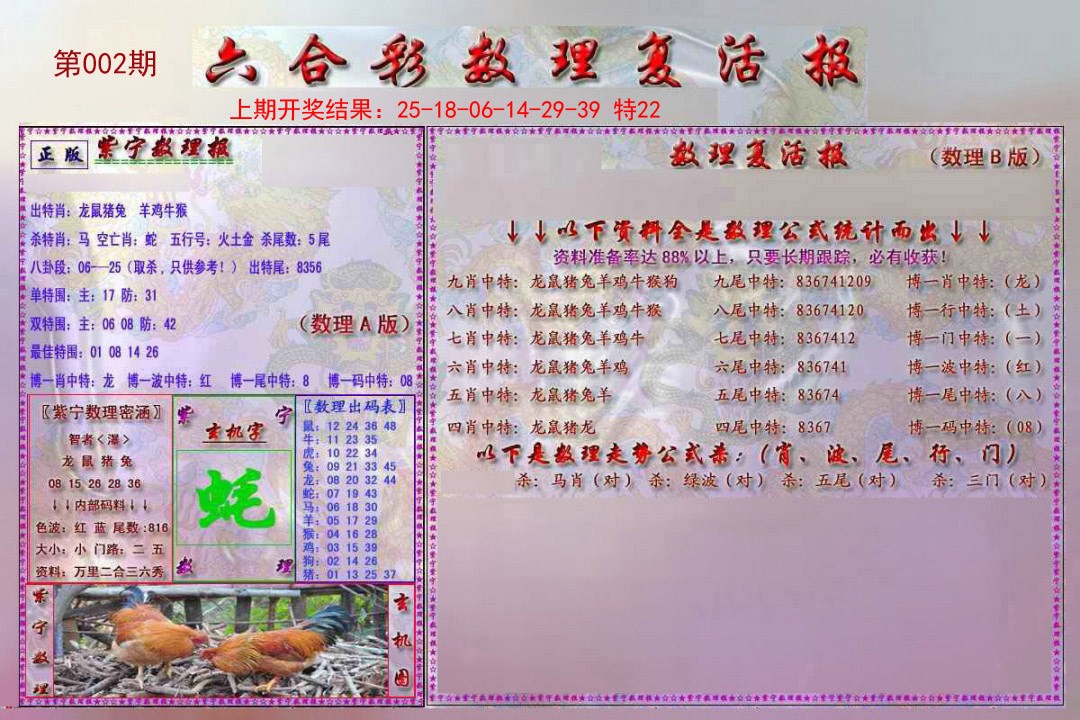 2025002期数理复活报