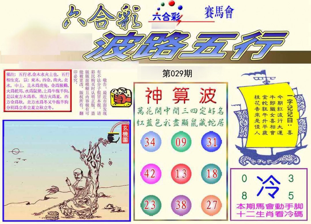 2025029期波路五行