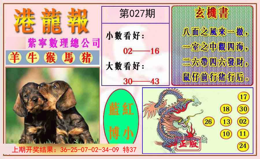 2025027期港龙报