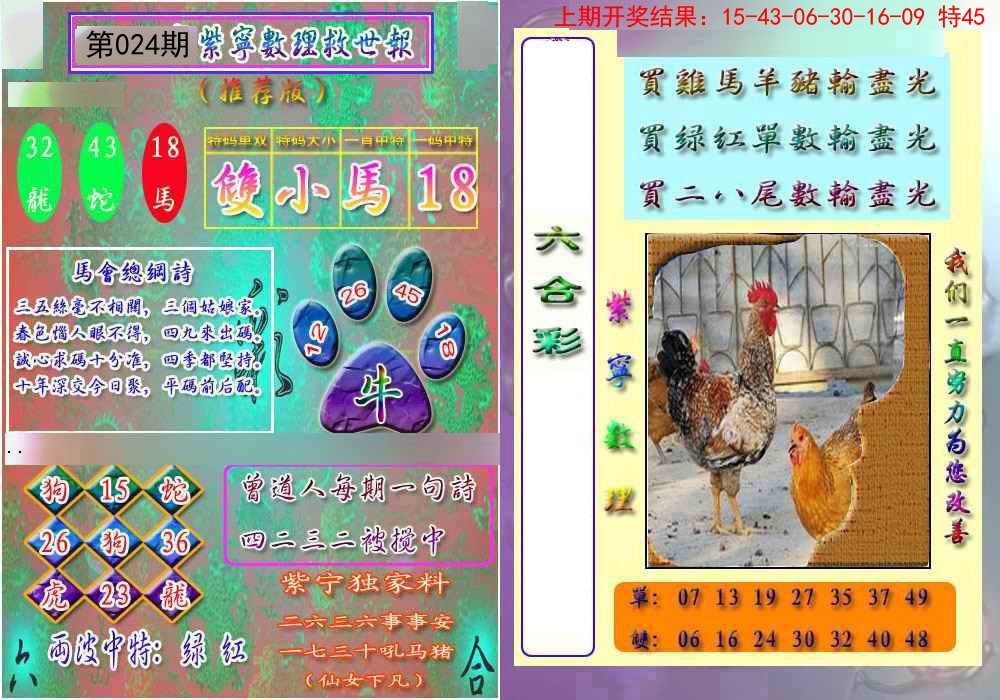 2025024期数理救世报