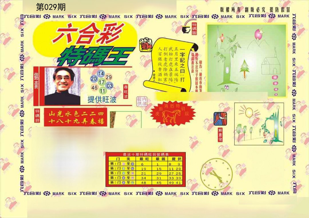 2025029期特码王
