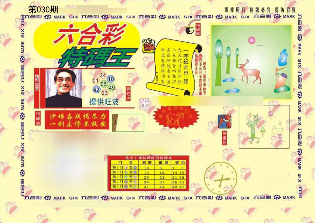 2025030期特码王