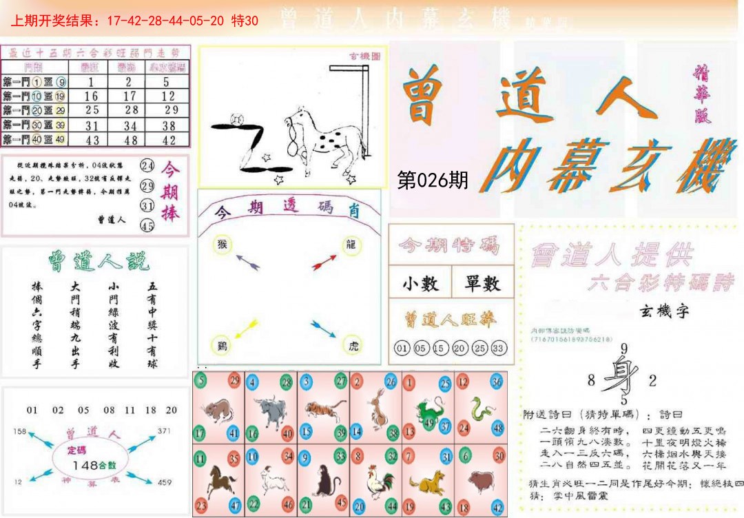 2025026期曾道人内幕精华版