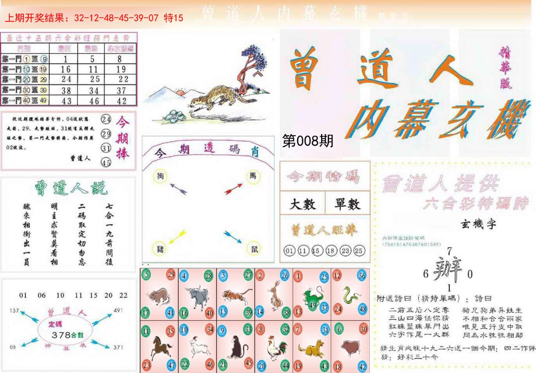 2025008期曾道人内幕精华版