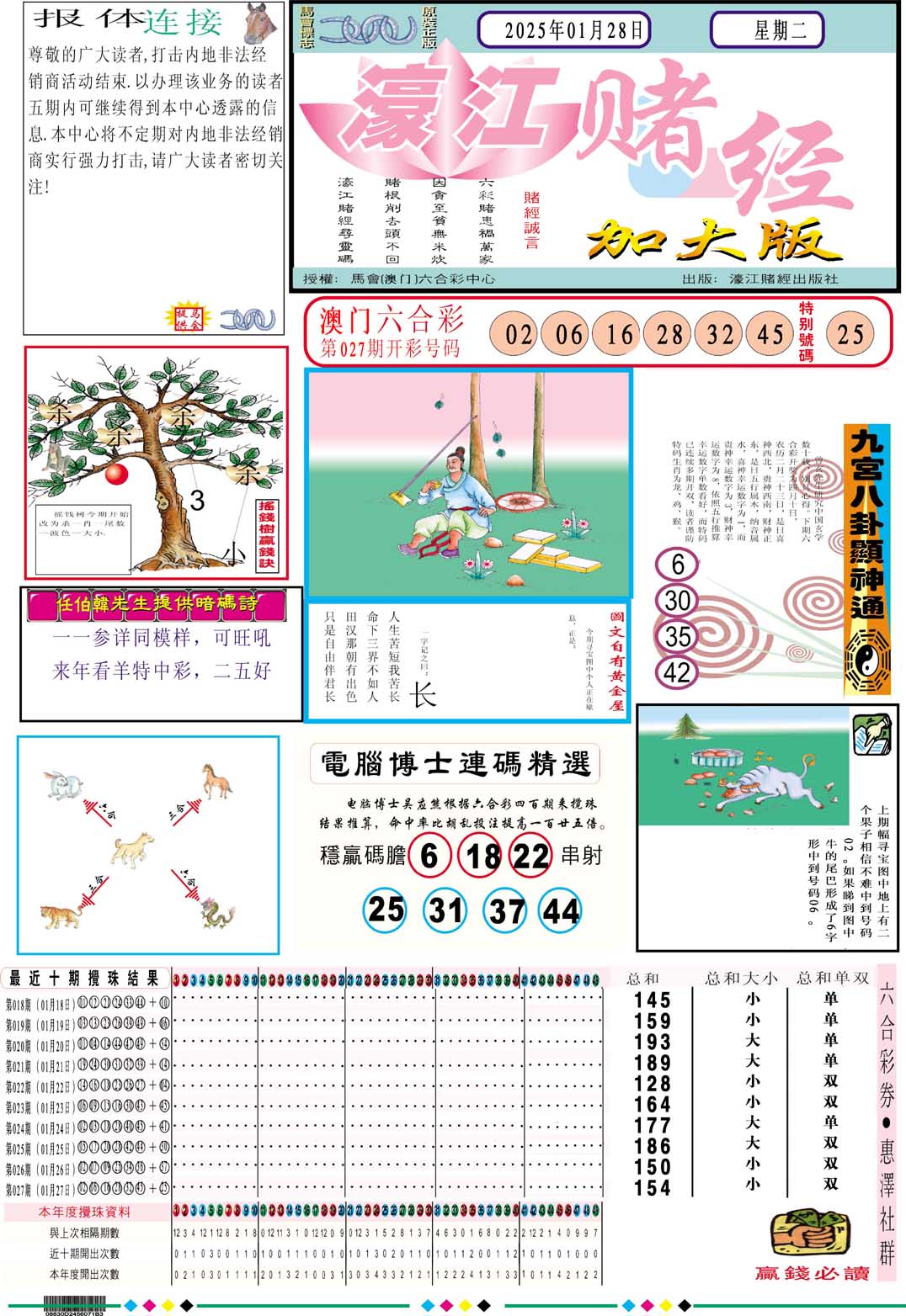 2025028期濠江赌经A加大版