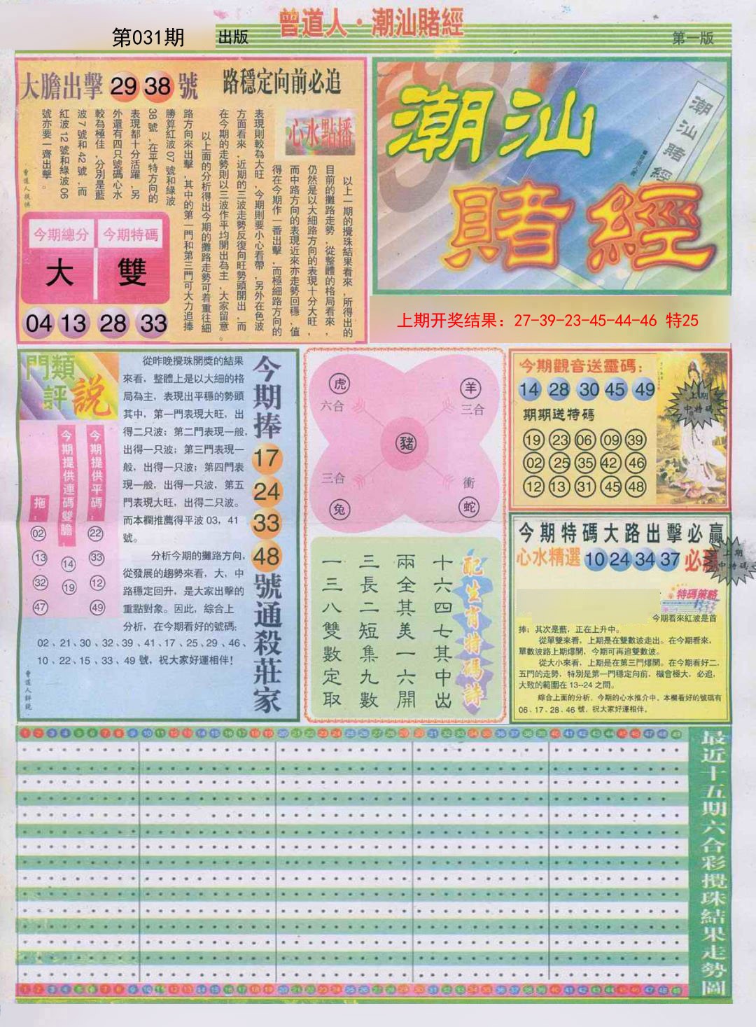 2025031期潮汕赌经A