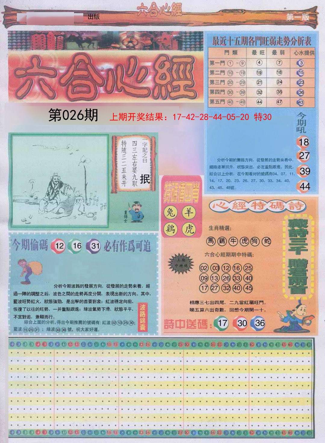 2025026期六合心经A