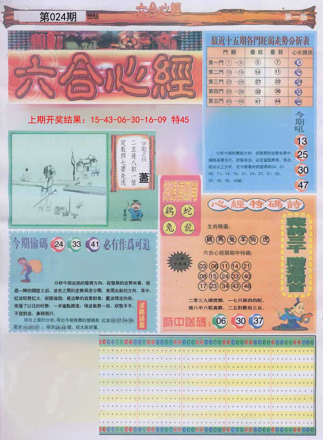2025024期六合心经A