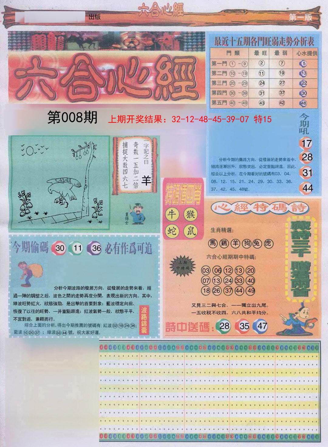 2025008期六合心经A