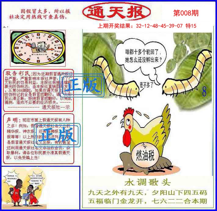 2025008期正版通天报