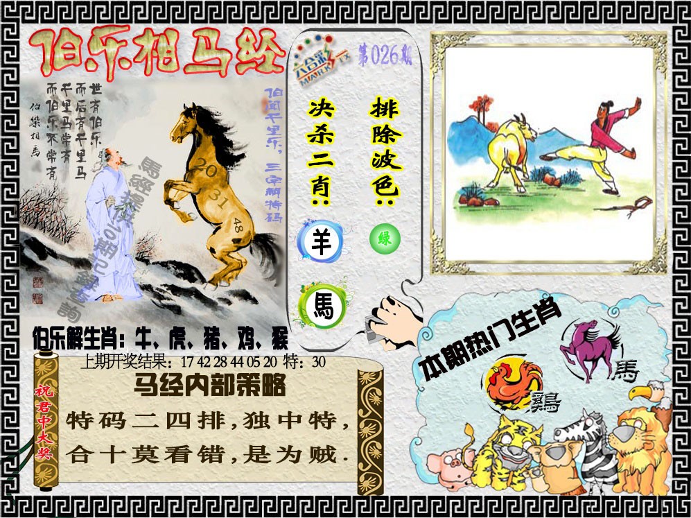 2025026期伯乐相马经