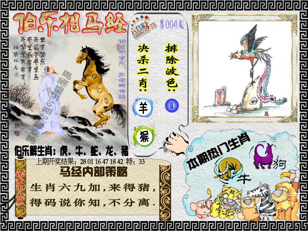 2025004期伯乐相马经
