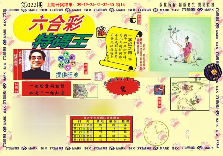 2025022期心水特码(信封)