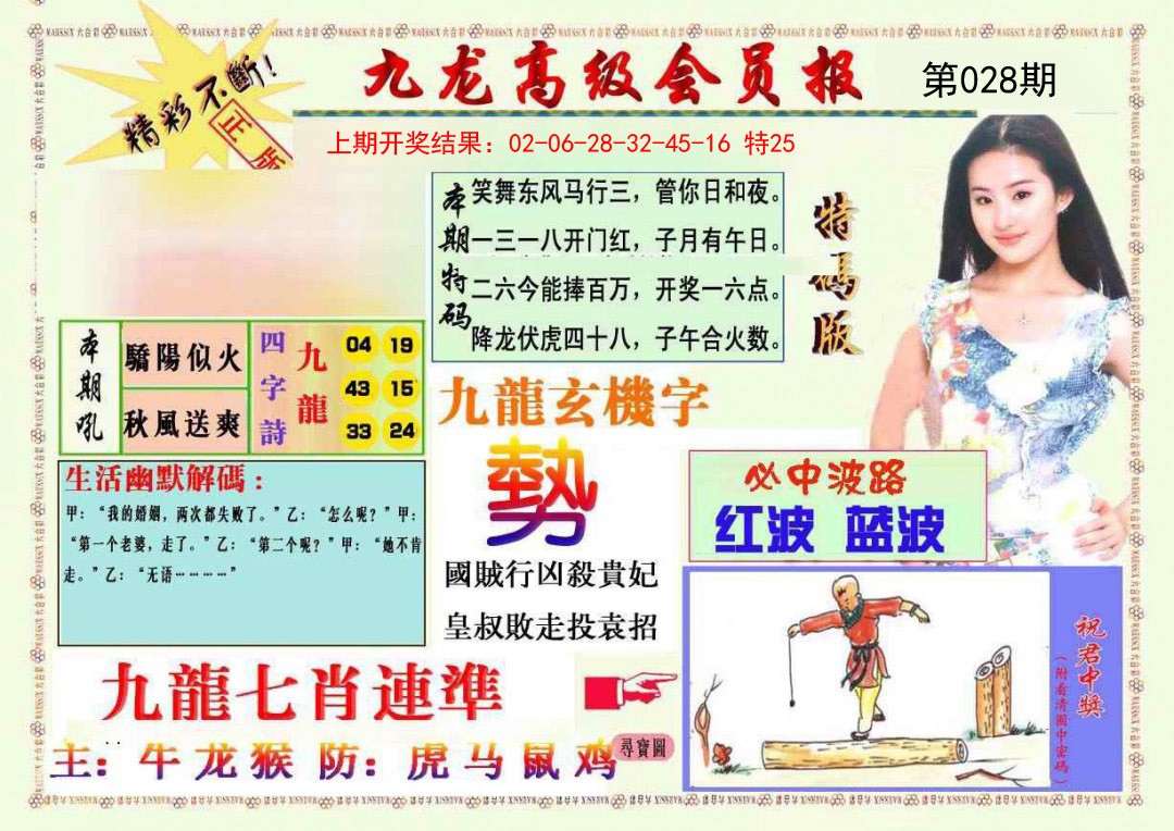 2025028期九龙高级会员报