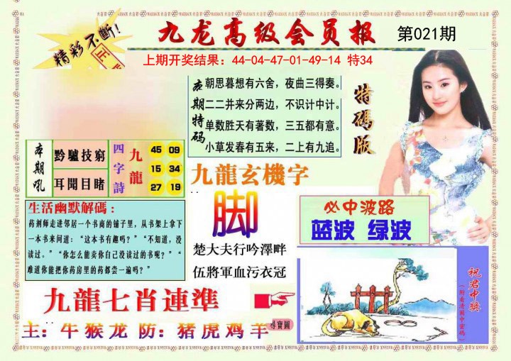 2025021期九龙高级会员报
