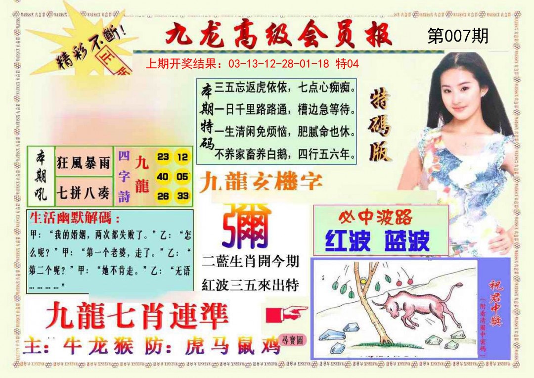 2025007期九龙高级会员报