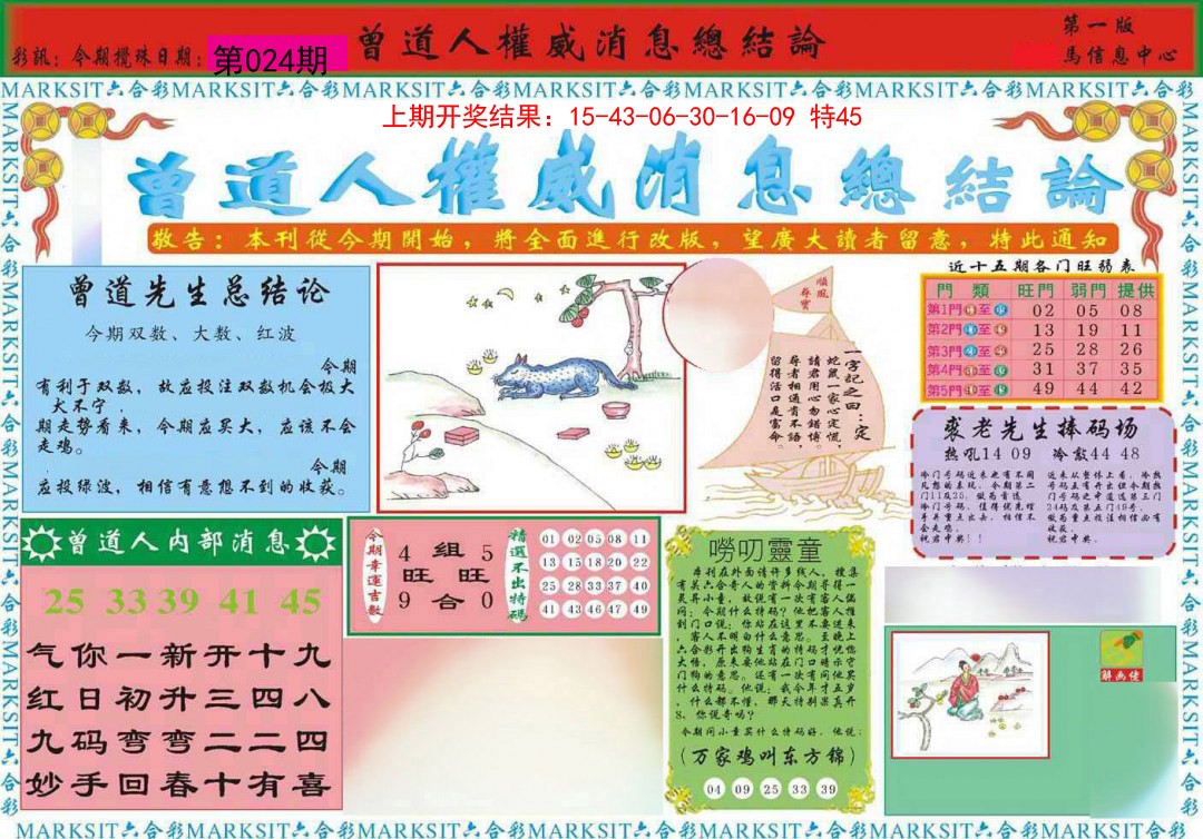 2025024期曾道人权威消息A