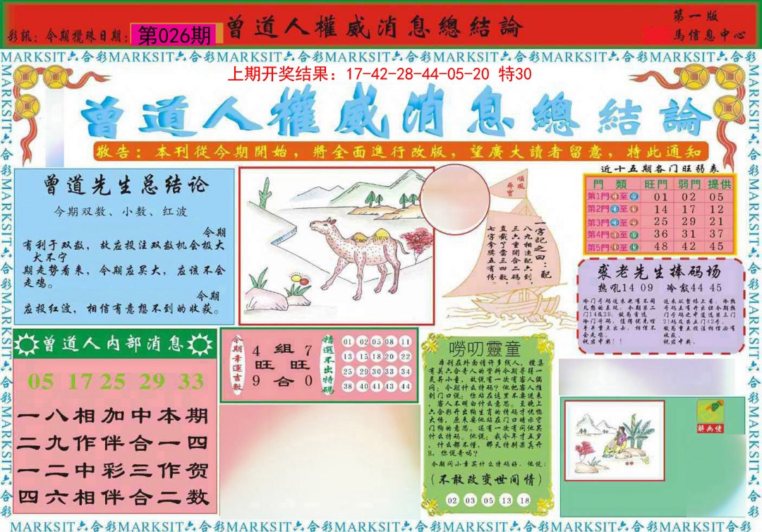 2025026期曾道人权威消息A