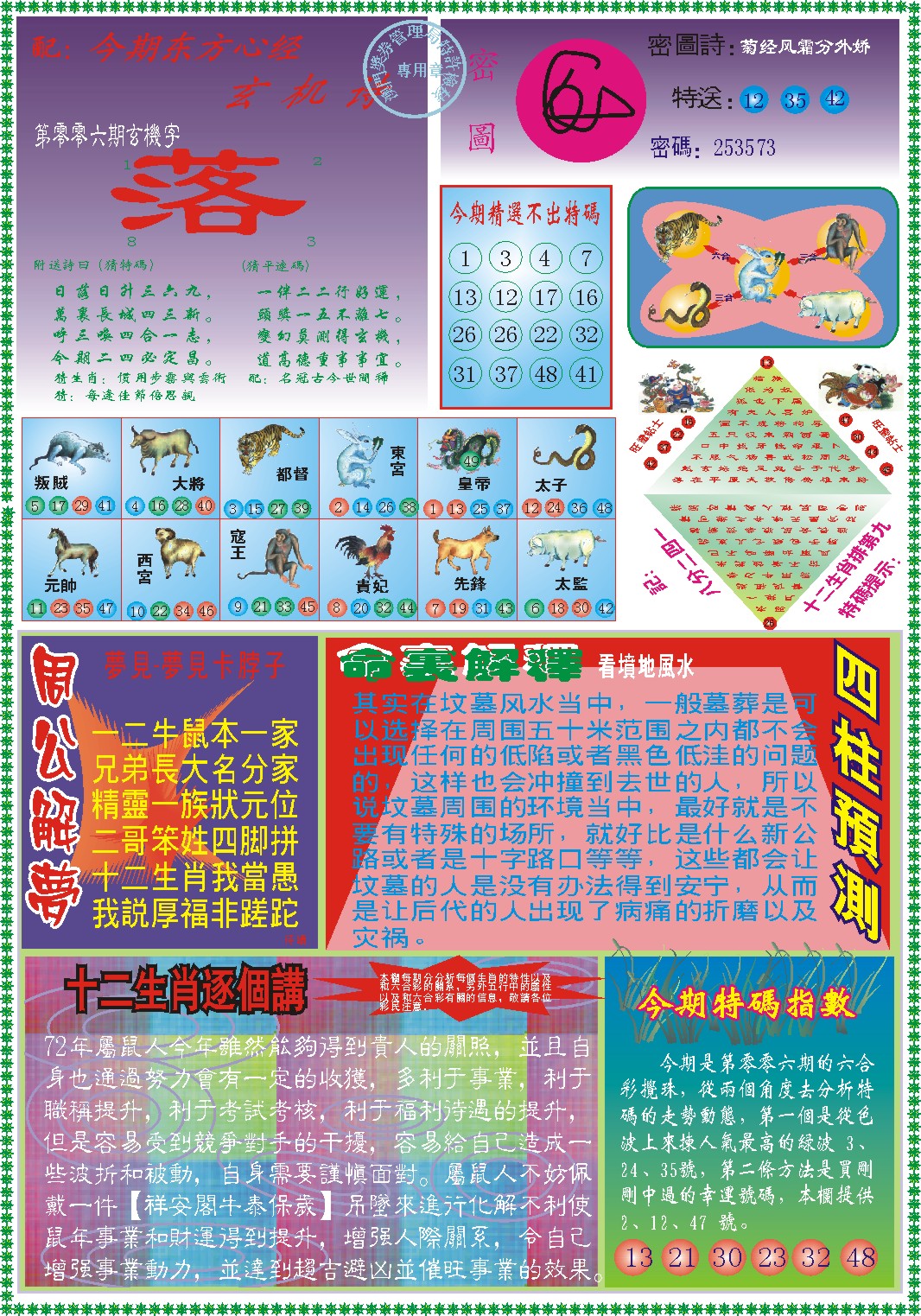 2025006期东方心经B