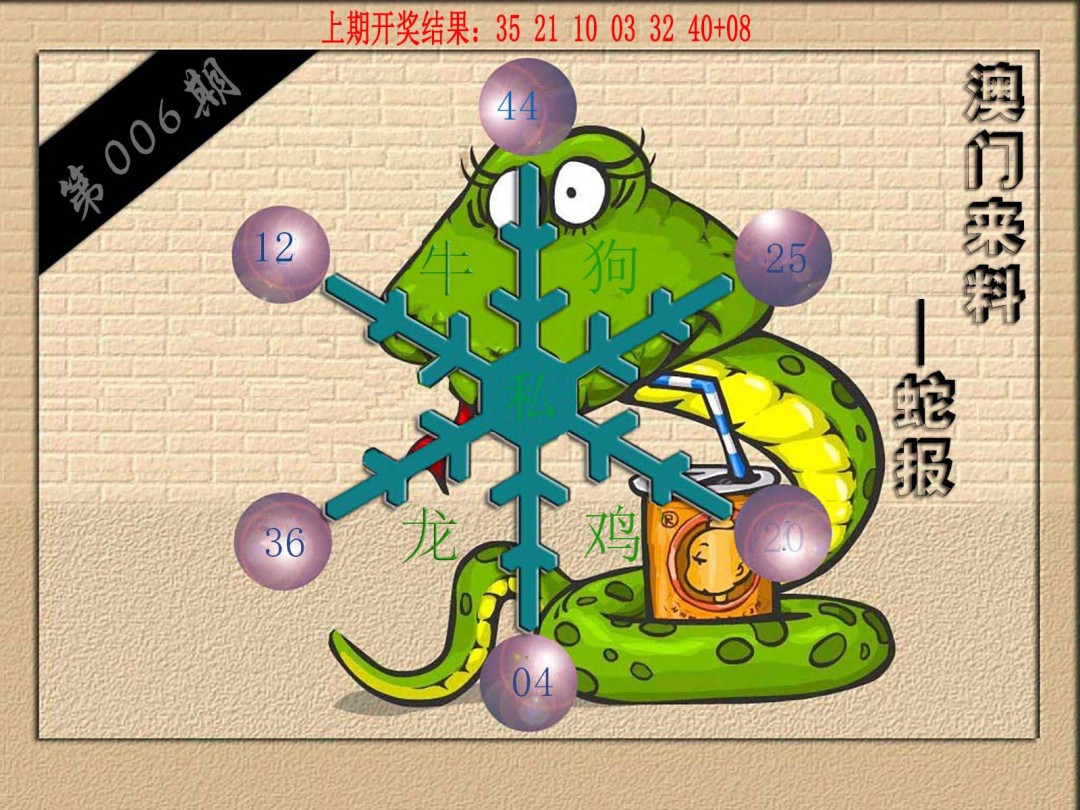 2025006期(来料)蛇报