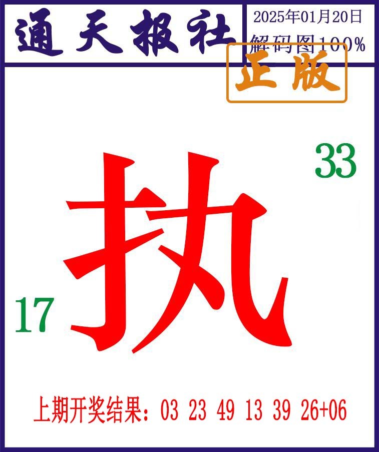 2025020期通天报解码图