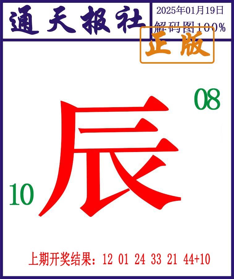 2025019期通天报解码图