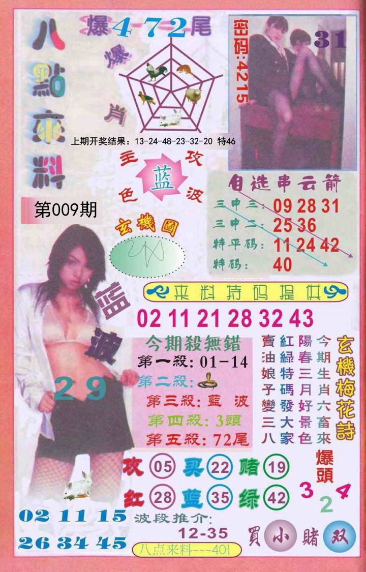 2025009期传真八点来料