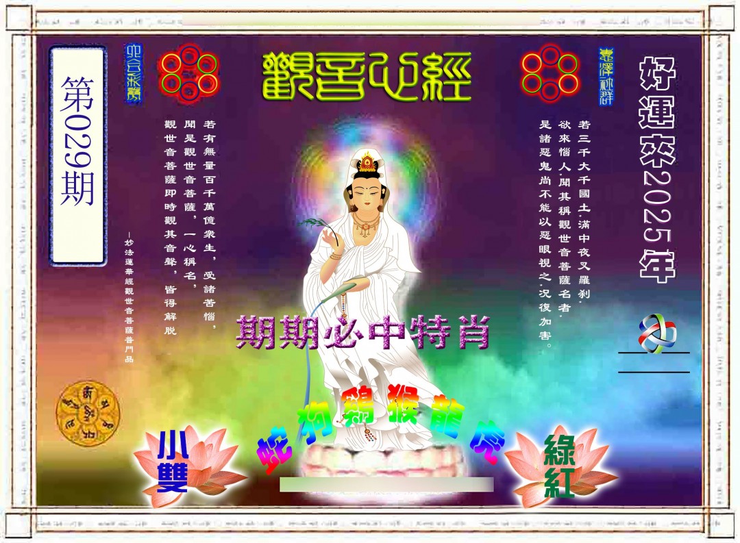2025029期观音心经