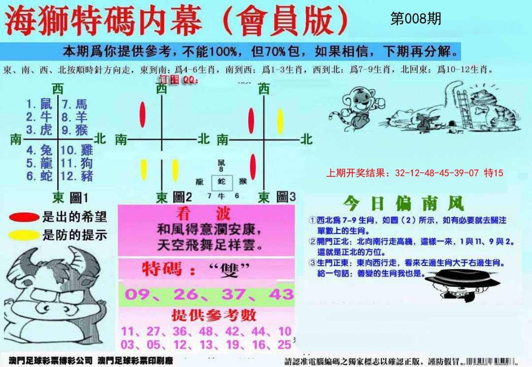 2025008期另版海狮特码内幕报
