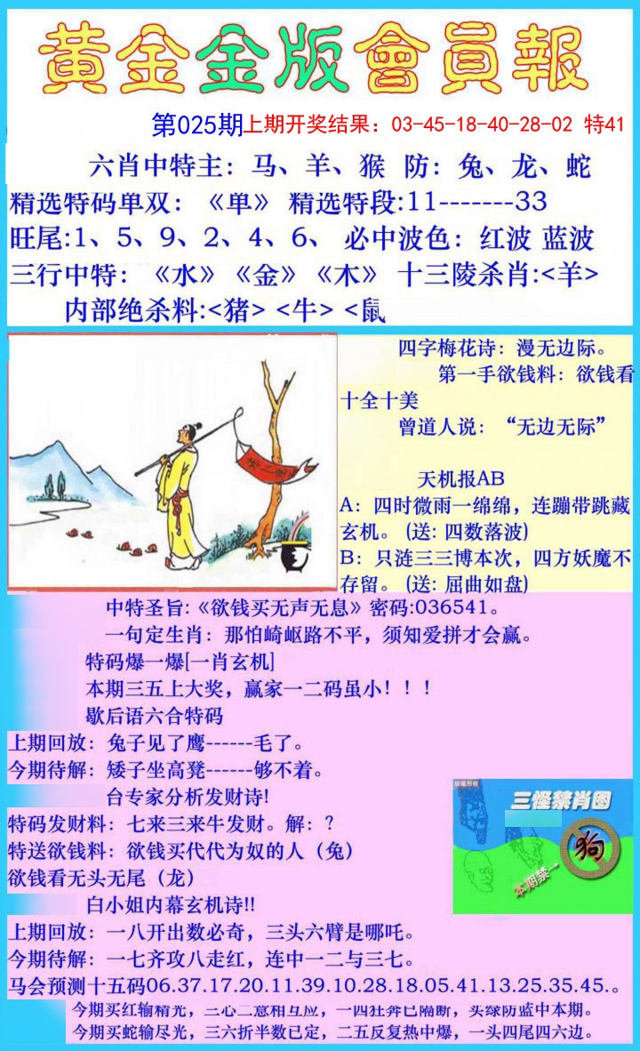 2025025期黄金金版会员报