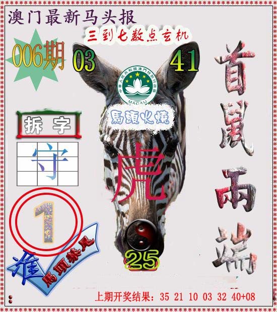 2025006期马头报