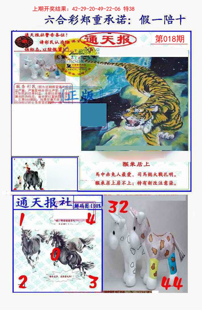 2025018期假一陪十通天报